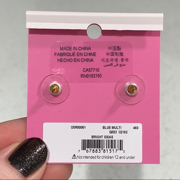♠️ SOLD Kate Spade Bright Idea Double Studs ♠️ - Picture 6 of 6